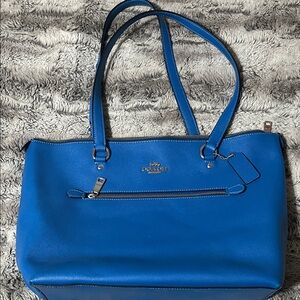 Coach Vibrant Blue Tote Bag